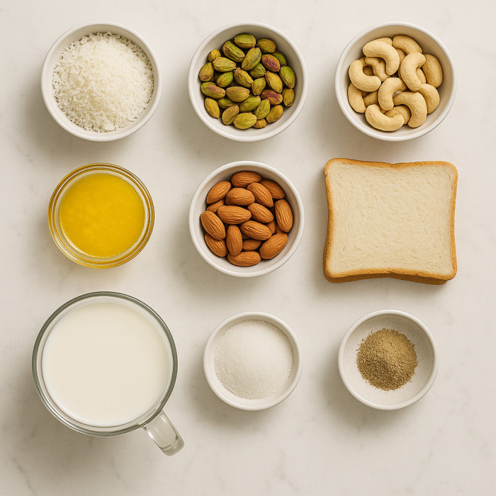 Creamy Royal Rolls ingredients