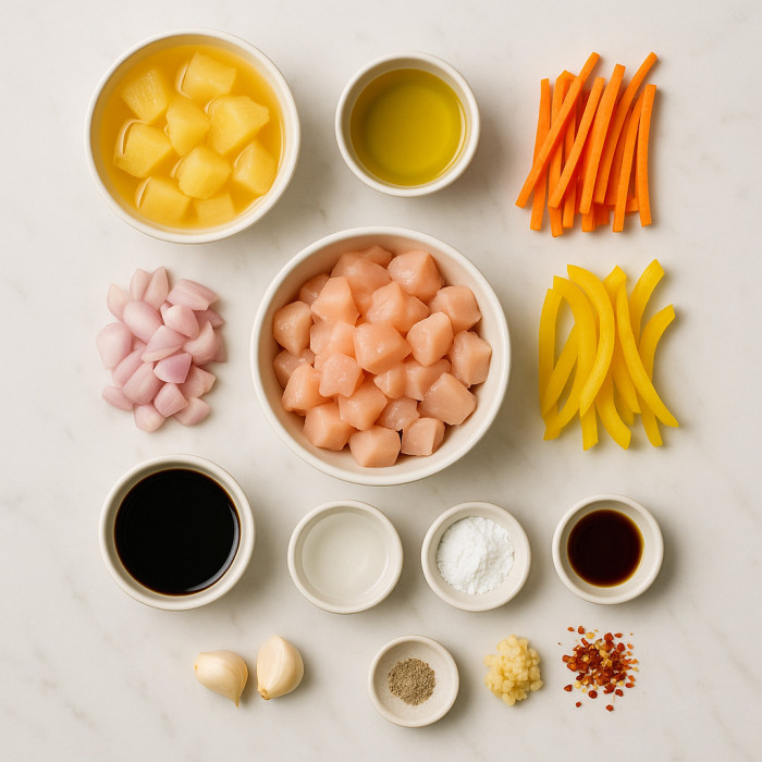 Chinese Sun Chicken ingredients