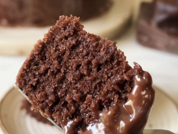 Chocolate-Coffee Cake Made with Whole Wheat