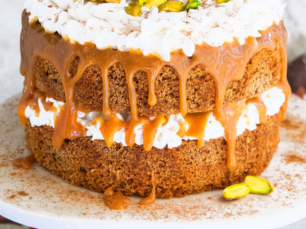 Chai-Spiced Cake with Ginger Cream Cheese Frosting