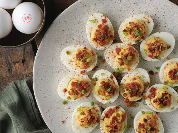 Tarragon and Honey Mustard Deviled Eggs