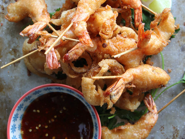 Shrimp with Apricot Sauce