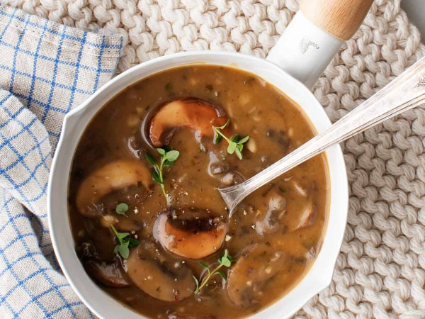 Mushroom Gravy for Vegetarians
