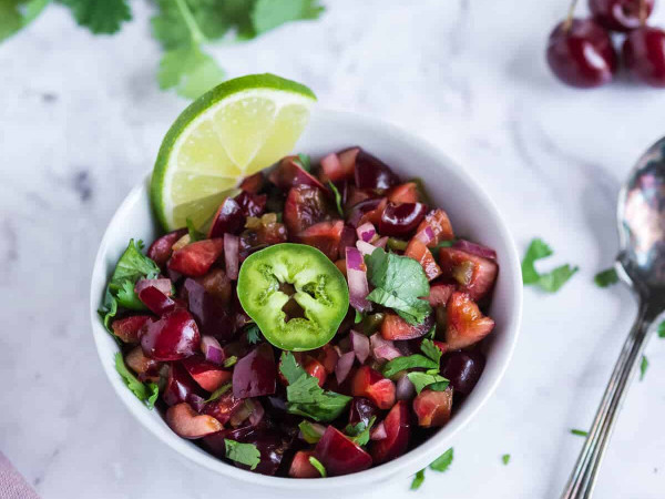 Salsa made with Ground Cherries