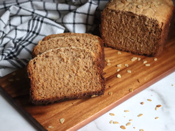 Honey Whole Wheat Bread Made in a Bread Machine