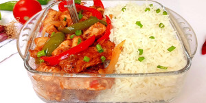 Peppery chicken dish