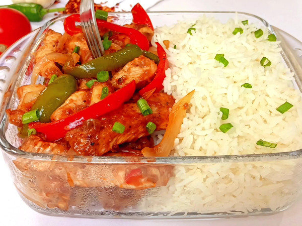 Spicy black pepper chicken