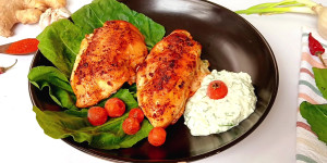 Chicken Breast Stuffed with Cheese and Spinach