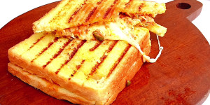 Grilled Sandwich with Chicken Fajitas