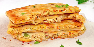 Chicken-Infused Flatbread