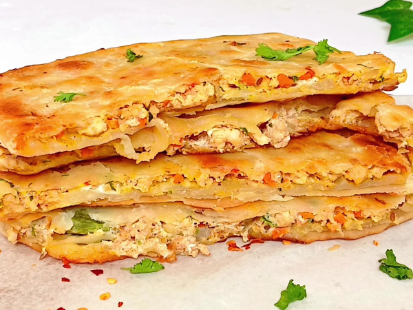 Chicken-Filled Flatbread