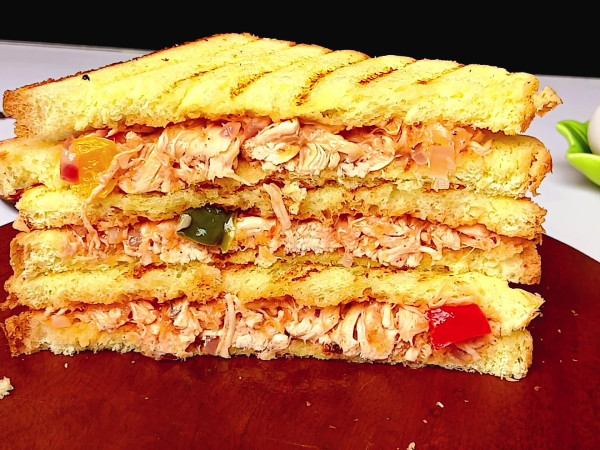 Tasty chicken sandwich