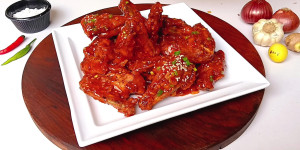 Flame-Grilled Spicy Wings