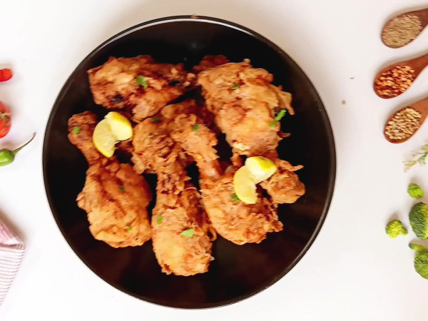 Golden Crunchy Fried Chicken