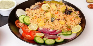 Peas and Potatoes with Rice