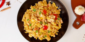 Chicken and Vegetable Pasta Stir-Fry