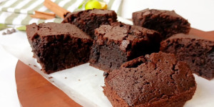Chocolate Brownies with a Double Dose