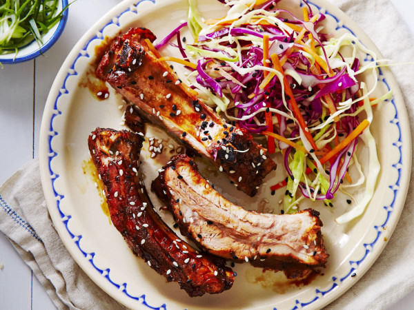 Homemade Teriyaki Sauce with Pork Ribs