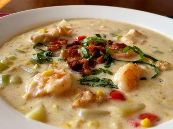 Spicy Cajun Shrimp Chowder