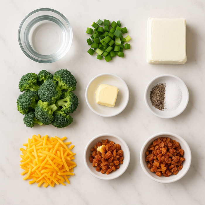 Creamy Loaded Broccoli Mash in the Instant Pot® ingredients