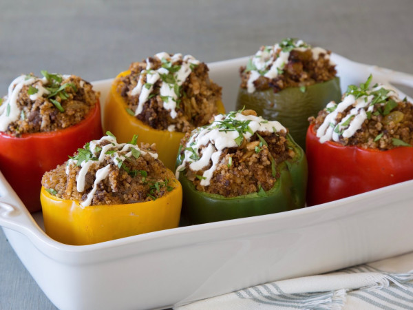 Unassembled Stuffed Pepper Bake