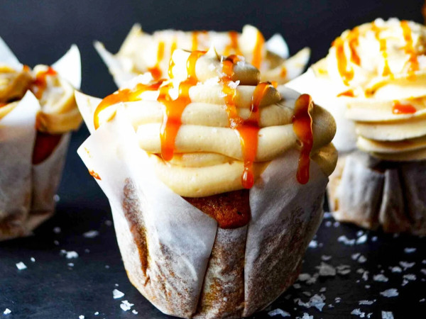 Delicious Cupcakes with SPAM® and Salted Caramel Frosting