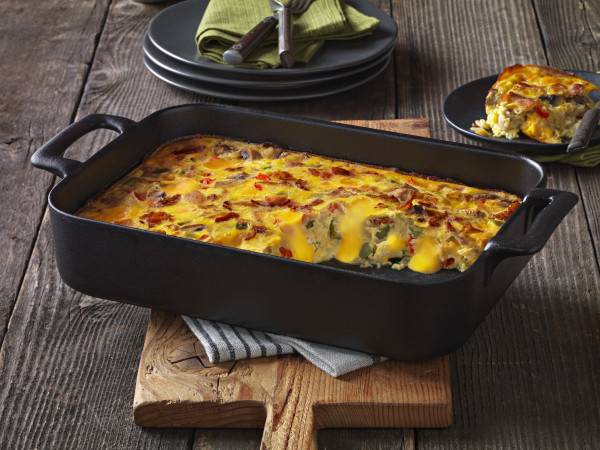 Cheesy Bacon Brunch Casserole with VELVEETA®