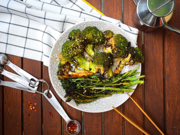 Grilled Broccoli with a Kick