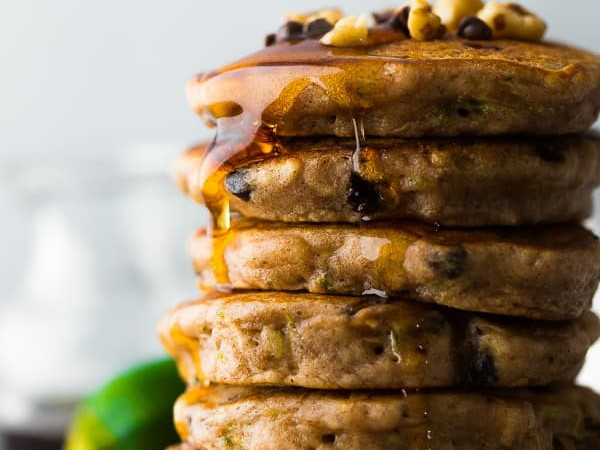 Zucchini Chocolate Pancakes