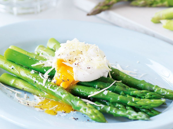 Poached Eggs with Asparagus