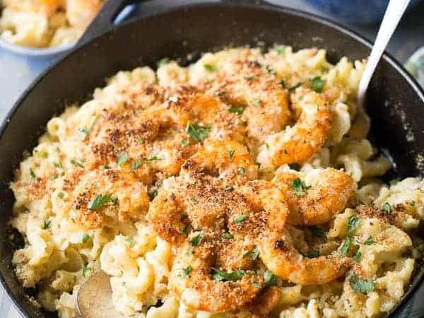 Cajun-Style Mac and Cheese with Shrimp