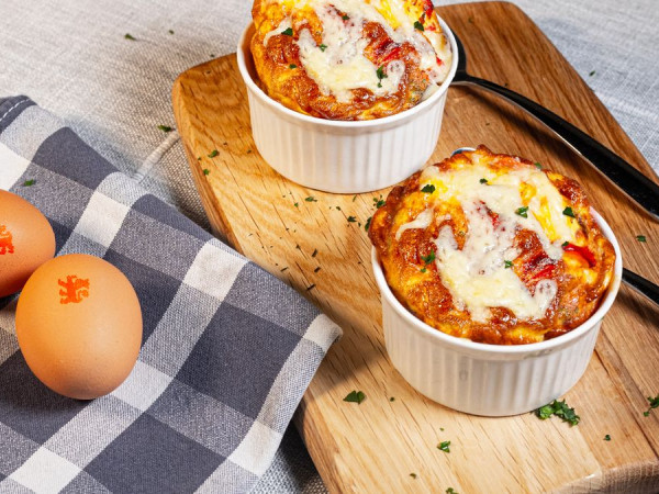 Souffle Egg Cups Made in an Air Fryer