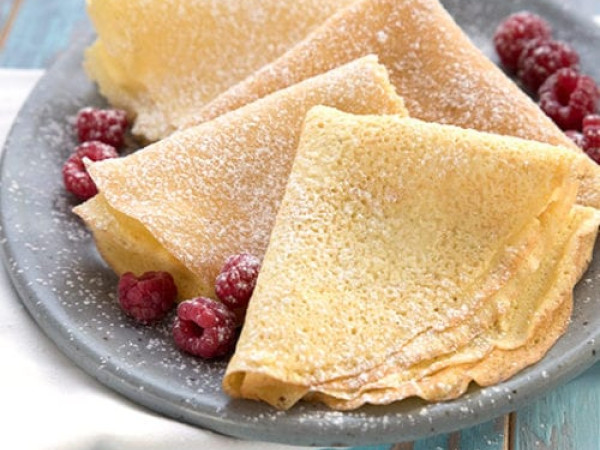 Savory Breakfast Crepes with Low Carbs