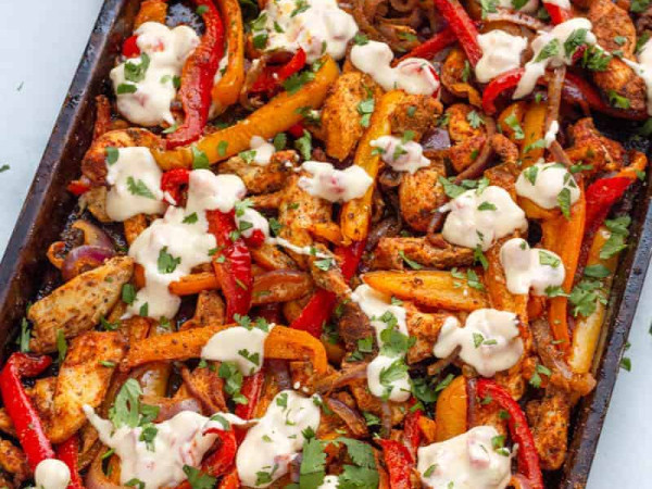 Keto Chicken Dinner on a Sheet Pan