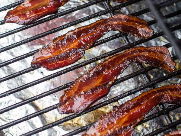 Smoky Maple-Chipotle Bacon on the Grill