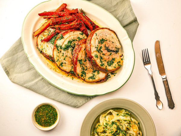 Carrots and Fennel Roasted with Orange and Maple