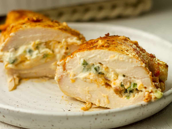 Chicken Breasts Stuffed with Jalapeno Poppers