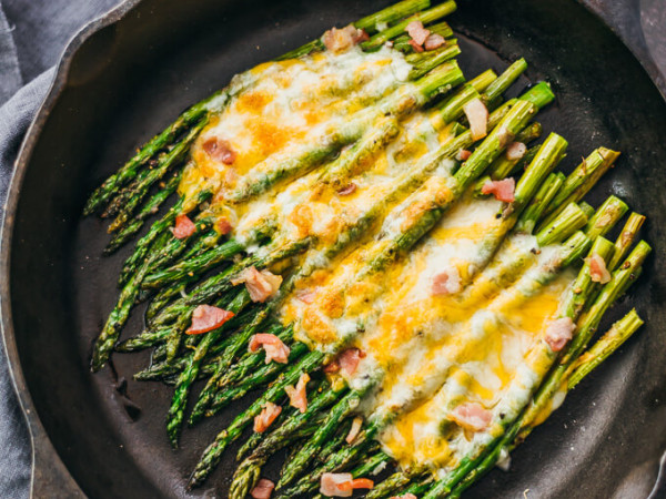 Cheesy Oven-Roasted Asparagus