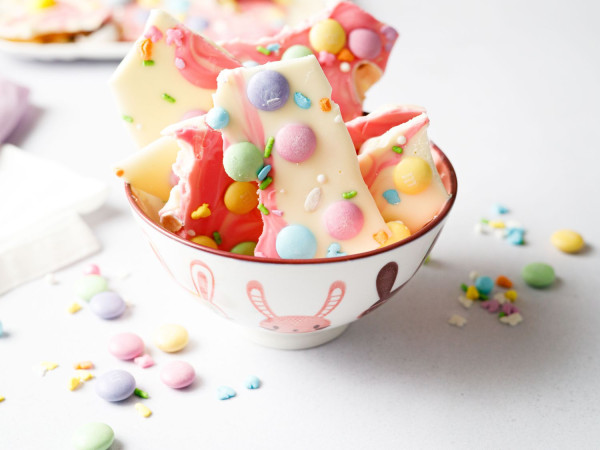 Easter Bunny Bark with White Chocolate