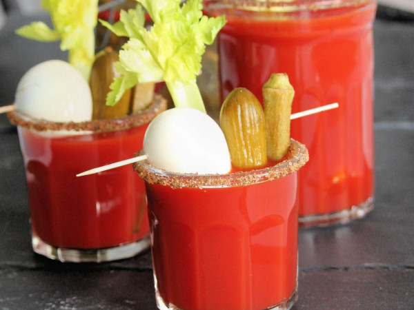 Bloody Mary with Dill Pickle Twist