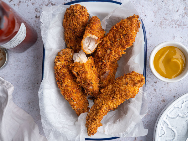 Crispy Air-Fried Chicken Strips
