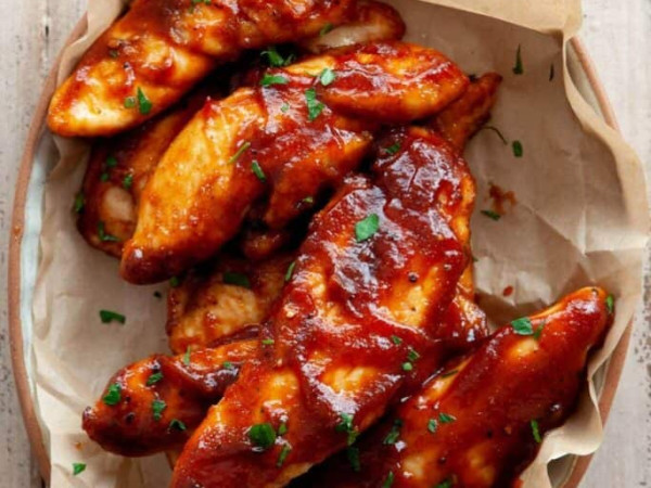BBQ Chicken Tenders Made in the Air Fryer