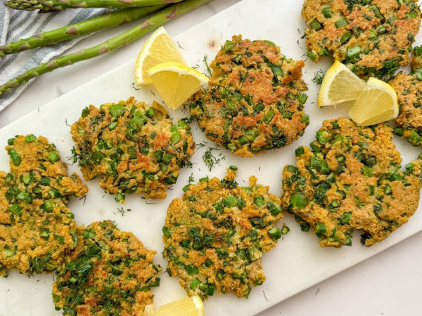 Crispy Asparagus Fritters
