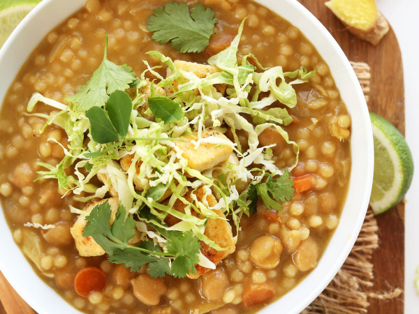 Israeli Couscous with Curry Flavor