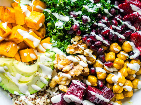Energizing Buddha Bowl Selection
