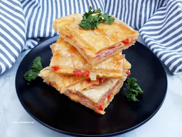 Ham and Cheese Sheet Pie