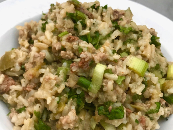 Dirty Rice with Hatch Chiles