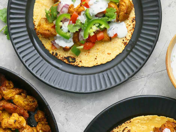 Taco with an Indian Twist