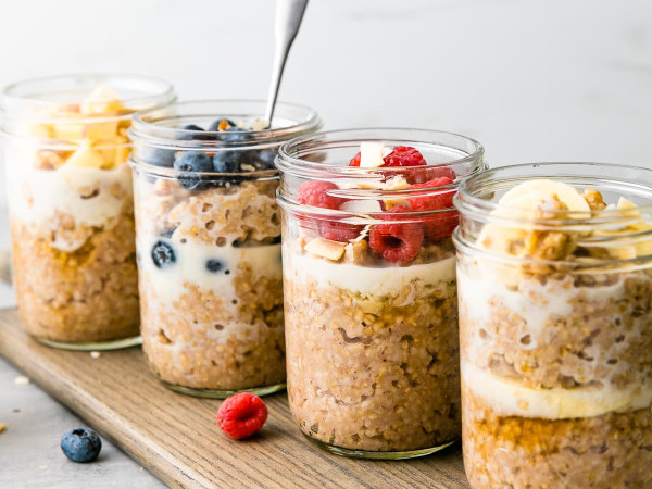 Overnight Oatmeal Jars