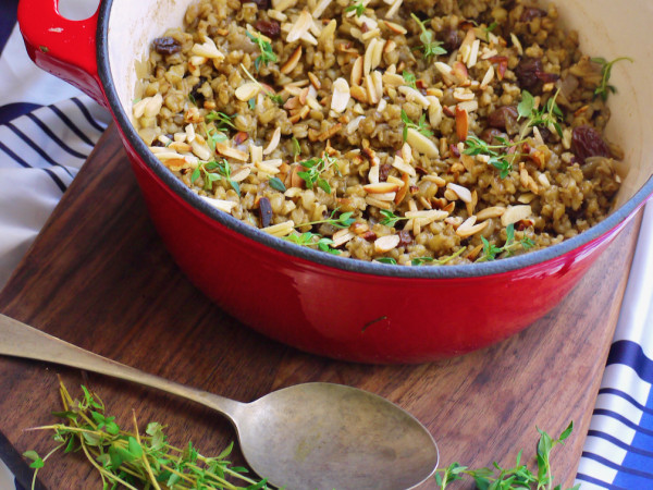 Mint Barley Pilaf